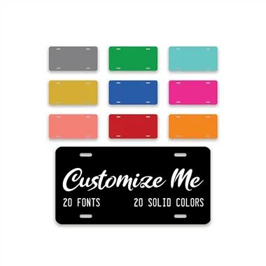 התאם אישית את לוחית הרישוי של המטוס