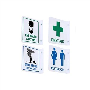 מקרין שלט חירום אקרילי מלוטש