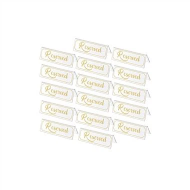 מושב שמור שלט אקרילי שקוף