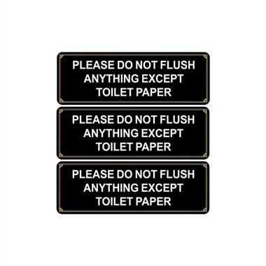 נא לא לשטוף שלט נייר